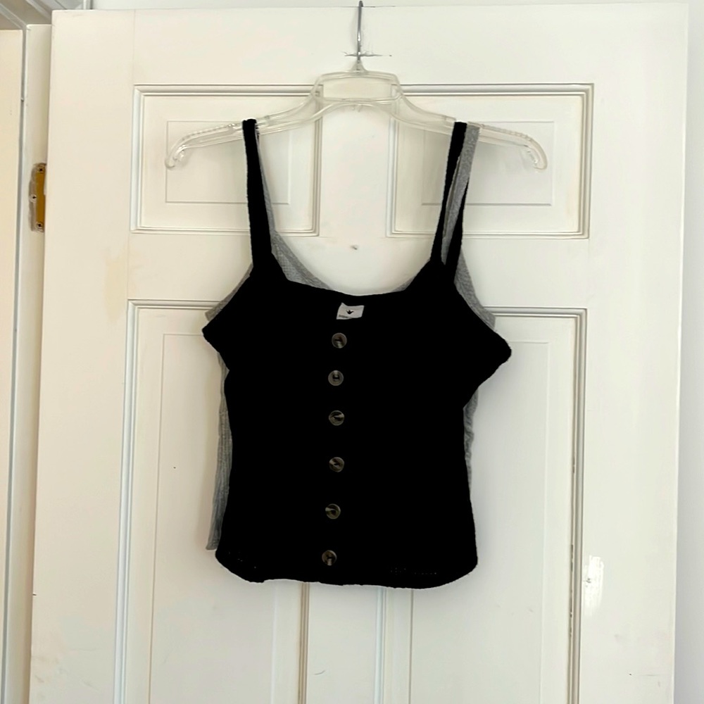 2 for 1! Medium Black and Gray Tank Tops